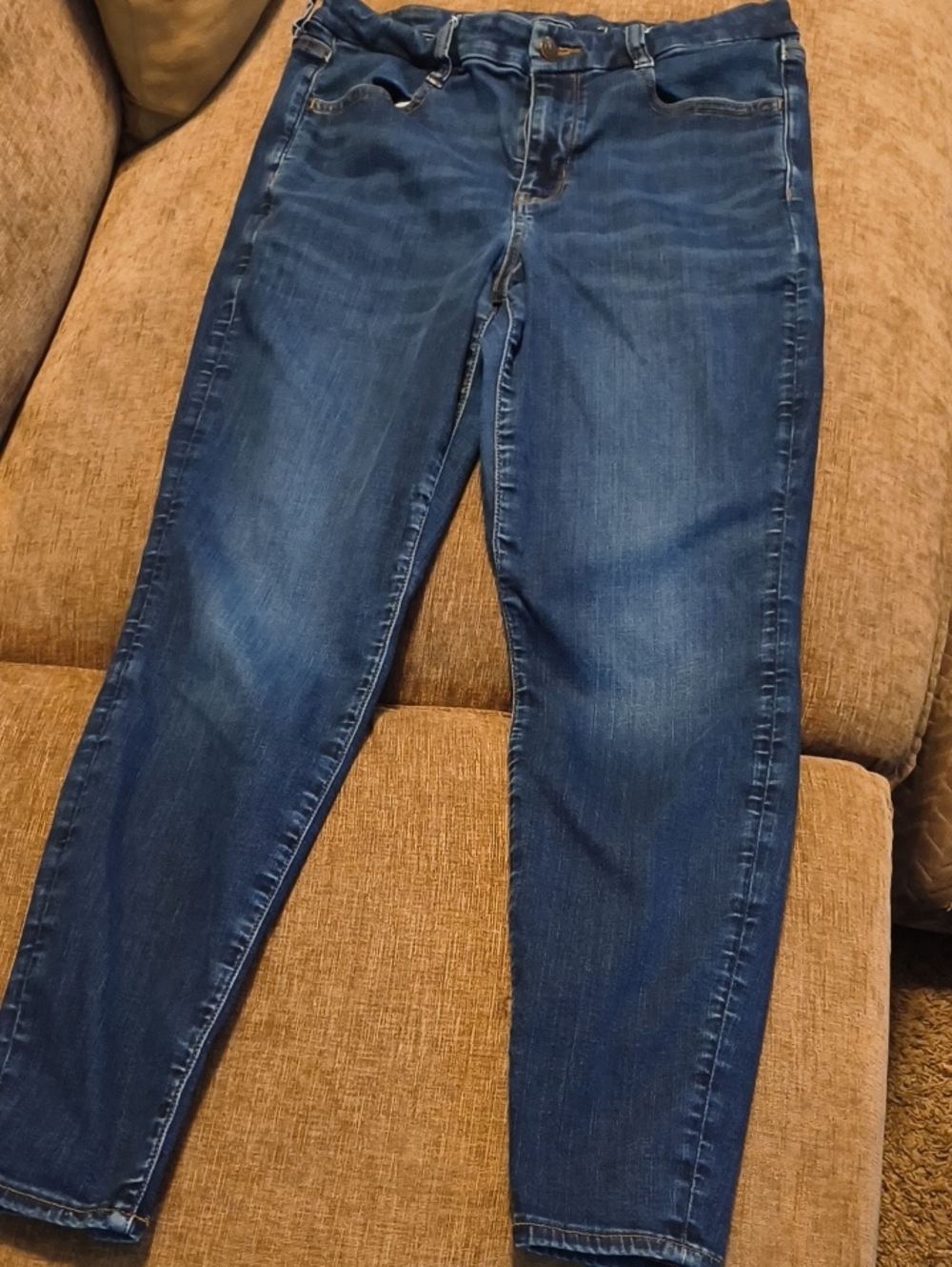 Women's Blue Denim Jeans - Classic Stretch Skinny